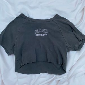 Pacsun, size small, cropped graphic tee